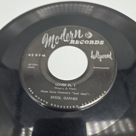 Lover pt 1 and 2 by Errol Gardner 45 RPM Vinyl Record - Picture 2 of 4